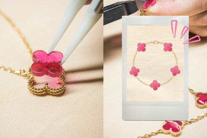 珠寶控看到這抹粉紅絕對失守：Van Cleef &amp; Arpels 全新 Alhambra 琺瑯工藝，夢幻粉紅光華降臨