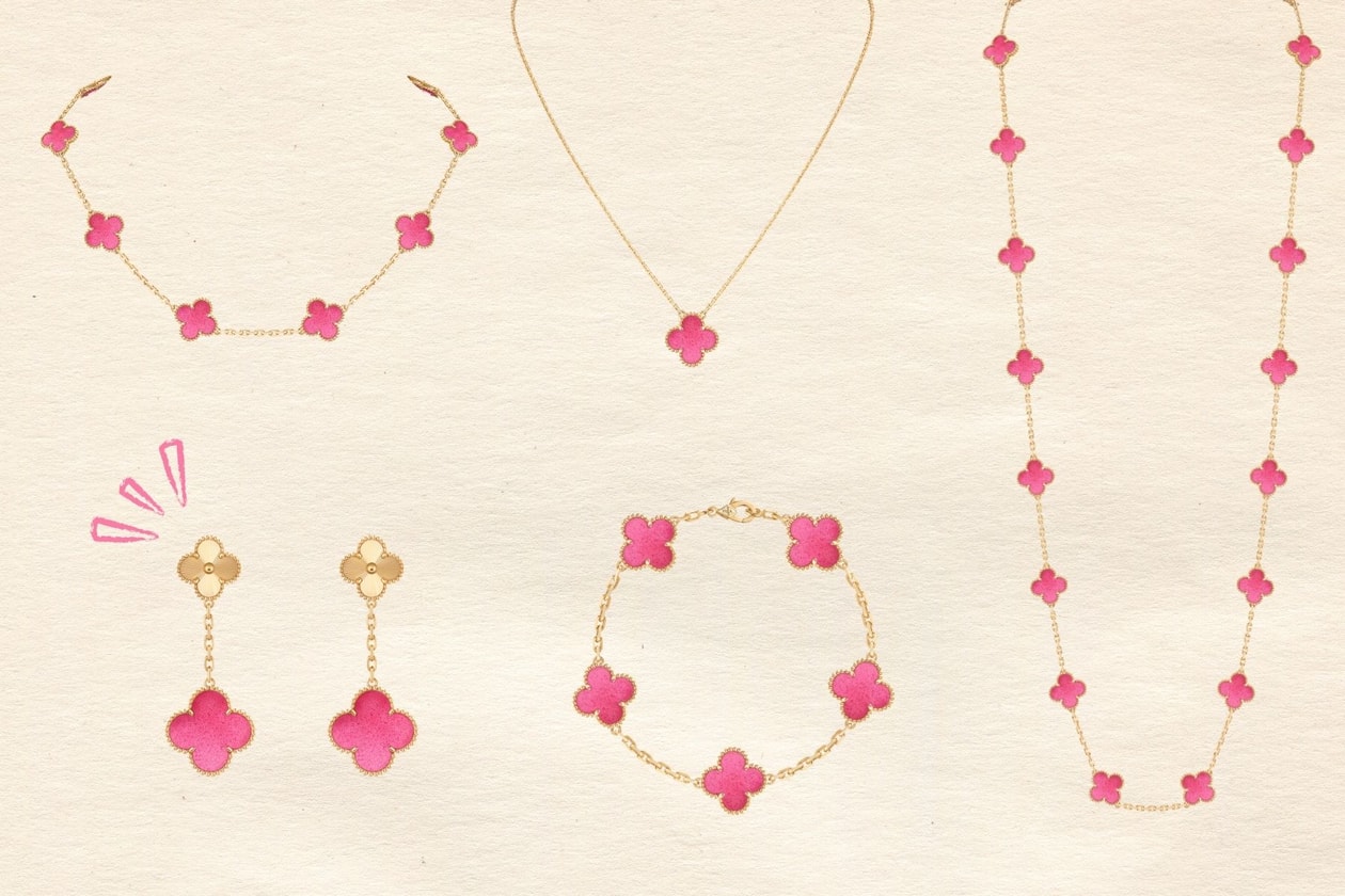 Van Cleef &amp; Arpels 全新 Alhambra 系列：經典四葉草結合半透明琺瑯工藝