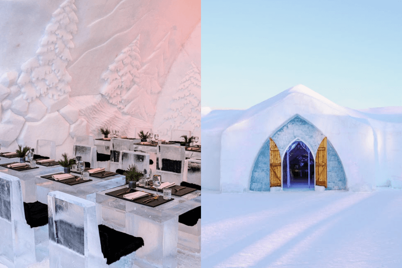 還以為誤闖《冰雪奇緣》：加拿大這間餐廳竟然整座都是冰做的！