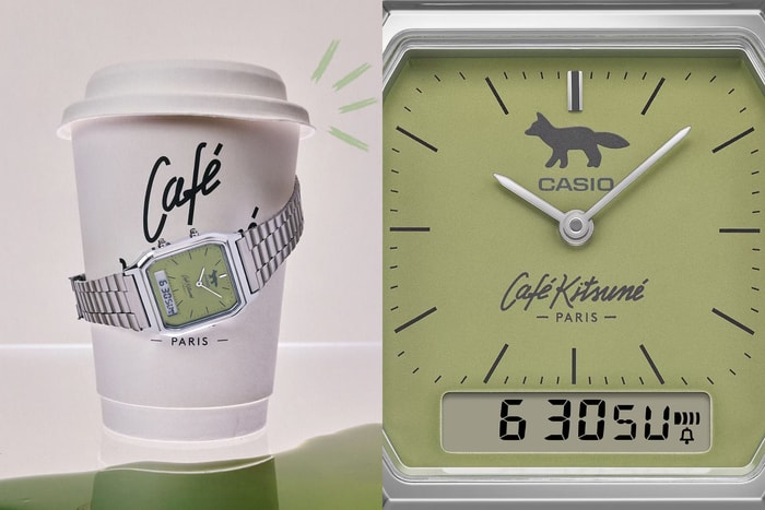 手腕上的巴黎午後:Casio 攜手 Café Kitsuné,把人氣方錶變成了高級「抹茶綠」!