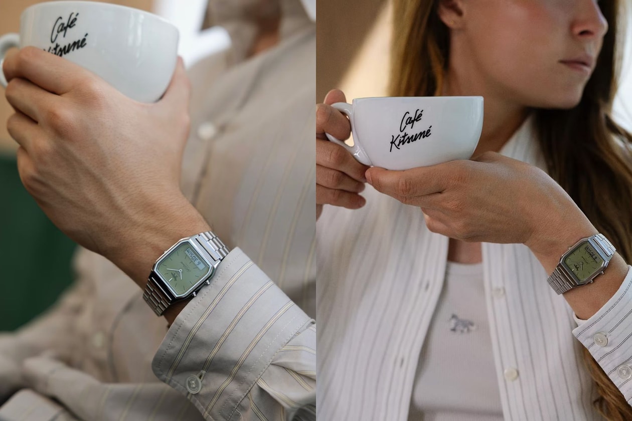 Casio x Café Kitsuné 聯名手錶 AQ-230ECK：限定抹茶綠、台灣發售資訊公開