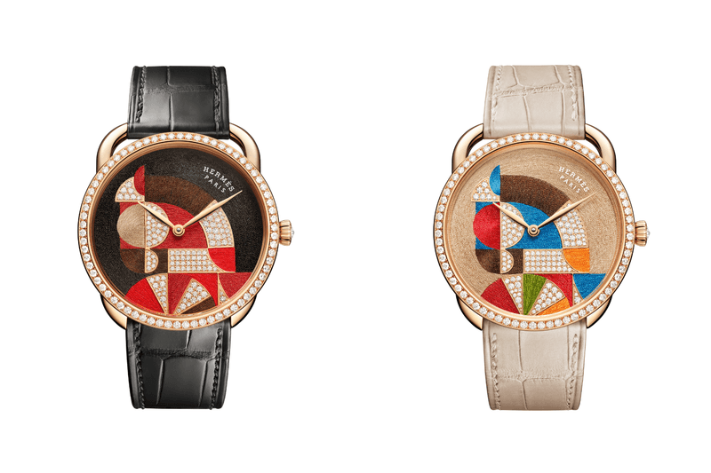 愛馬仕限量腕錶：Hermès Arceau Cheval Natté 蠶絲錶盤工藝