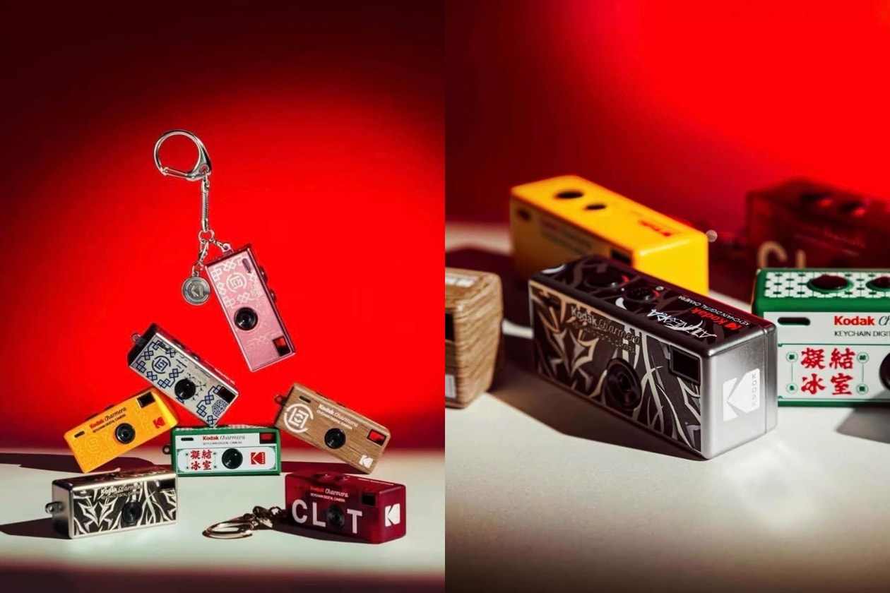 CLOT Kodak Charmera 盲盒相機登場：收錄黑荊棘經典圖騰，限量發售