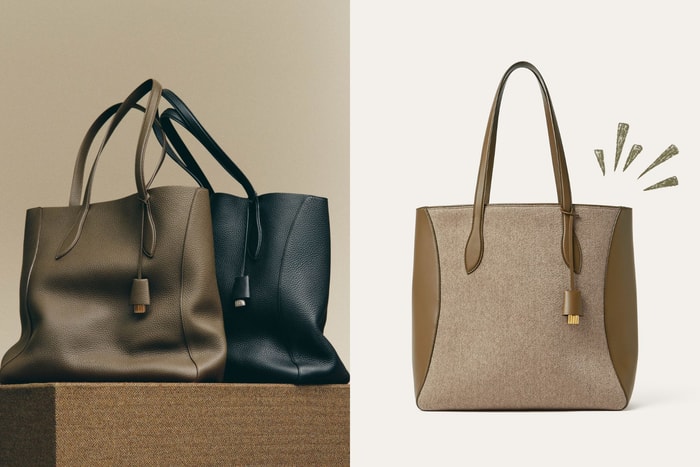 上班族尋覓已久的完美托特包：Loro Piana 全新 Needle 購物袋，連筆電也能優雅裝下