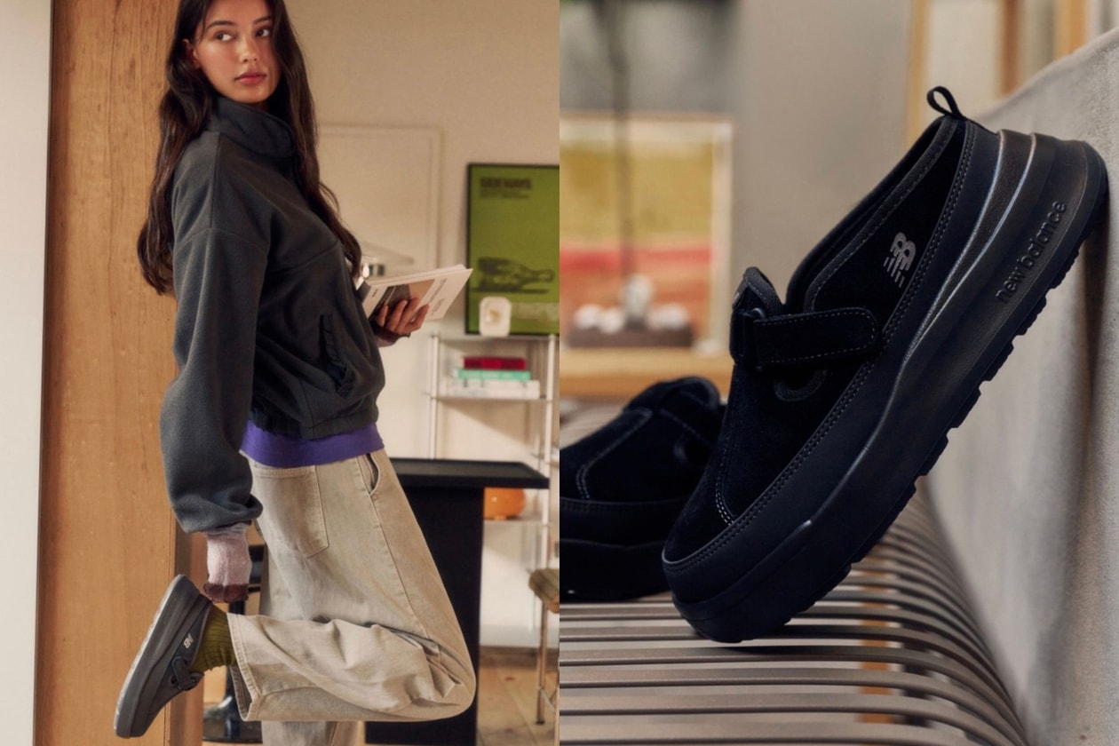 New Balance Rover 麂皮穆勒鞋秋季登場：T字魔術貼與厚底大底，全新棕、灰配色亮相