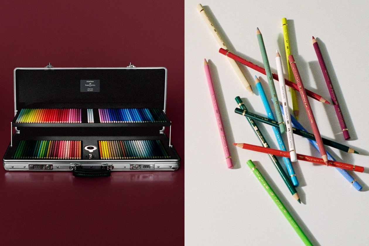 RIMOWA x Faber-Castell 聯名藝術家彩鉛箱：德國工藝雙巨頭推出頂級繪畫箱
