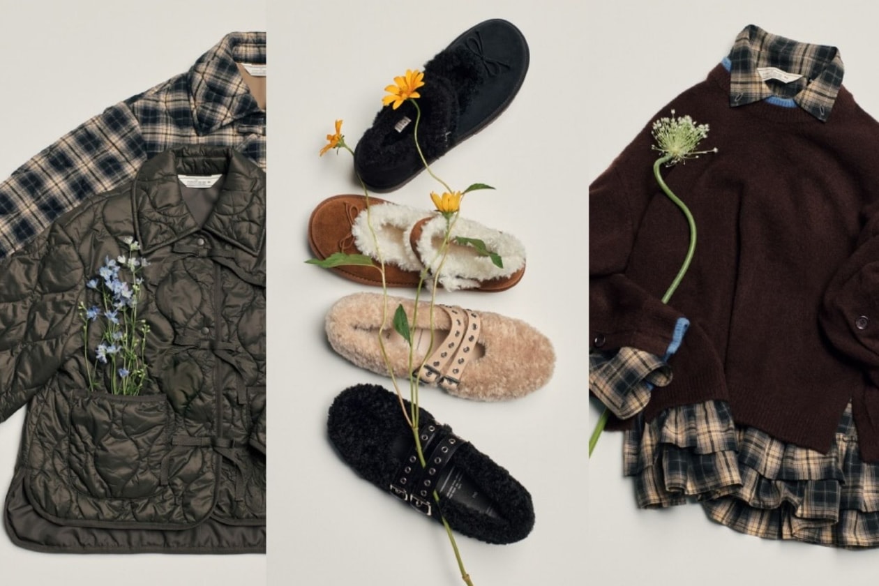 rokh × GU 2026 Fall/Winter collaboration now on sale! Must-have pieces at a glance: outerwear, ruffle skirt, and Mary Jane shoes