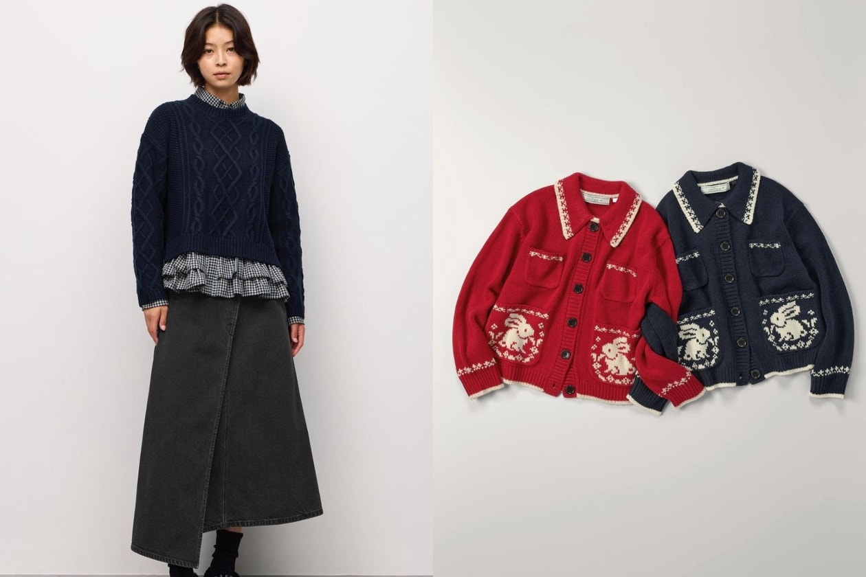 rokh × GU 2026 Fall/Winter collaboration now on sale! Must-have pieces at a glance: outerwear, ruffle skirt, and Mary Jane shoes