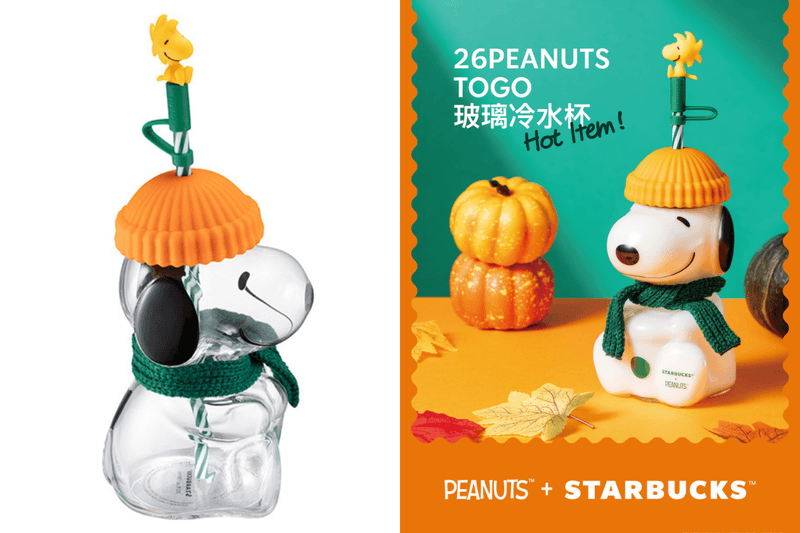 Snoopy 穿上星巴克綠圍裙：Peanuts 秋日聯名杯款、玩偶與包包吊飾一次看！