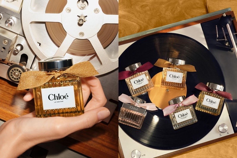 Chloé Le Nectar 香水全新登場：琥珀色褶紋玻璃瓶與溫暖花蜜香氣