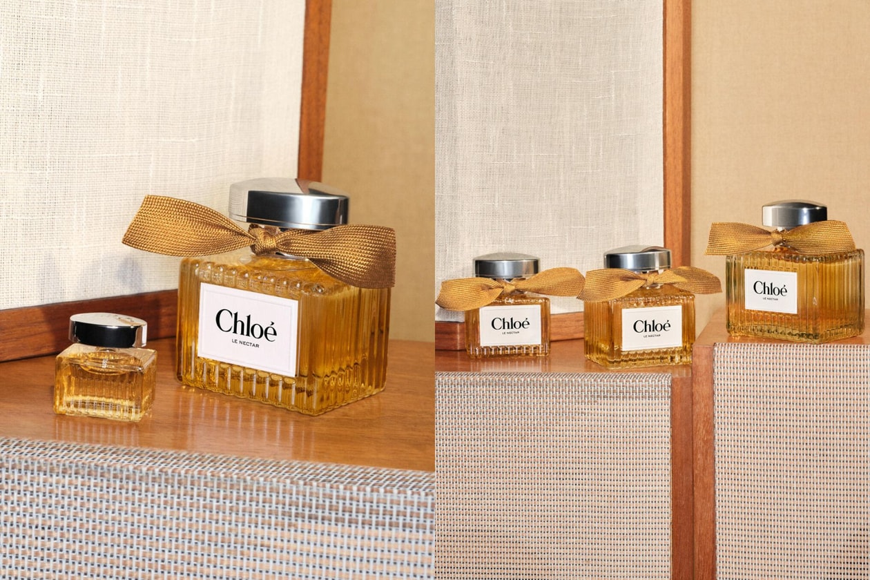 Chloé Le Nectar 香水全新登場：琥珀色褶紋玻璃瓶與溫暖花蜜香氣