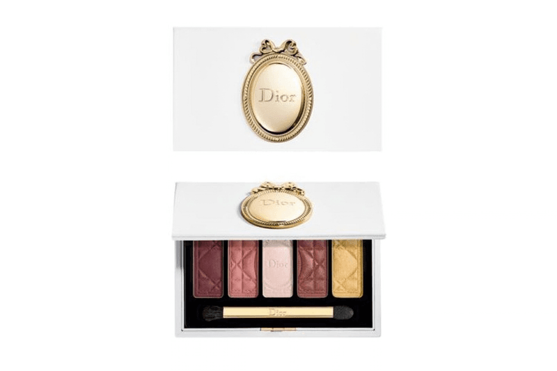 美到捨不得用：「Dior 聖誕彩妝」純白蝴蝶結包裝，13 色豪華彩盤一次擁有！