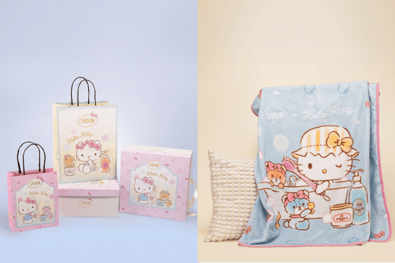 Hello Kitty 泡澡也太可愛：SABON × Hello Kitty 首度聯名，週年慶收藏清單公開！
