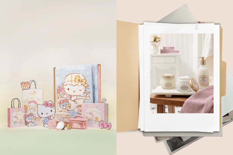 Hello Kitty 泡澡也太可愛：SABON × Hello Kitty 首度聯名，週年慶收藏清單公開！