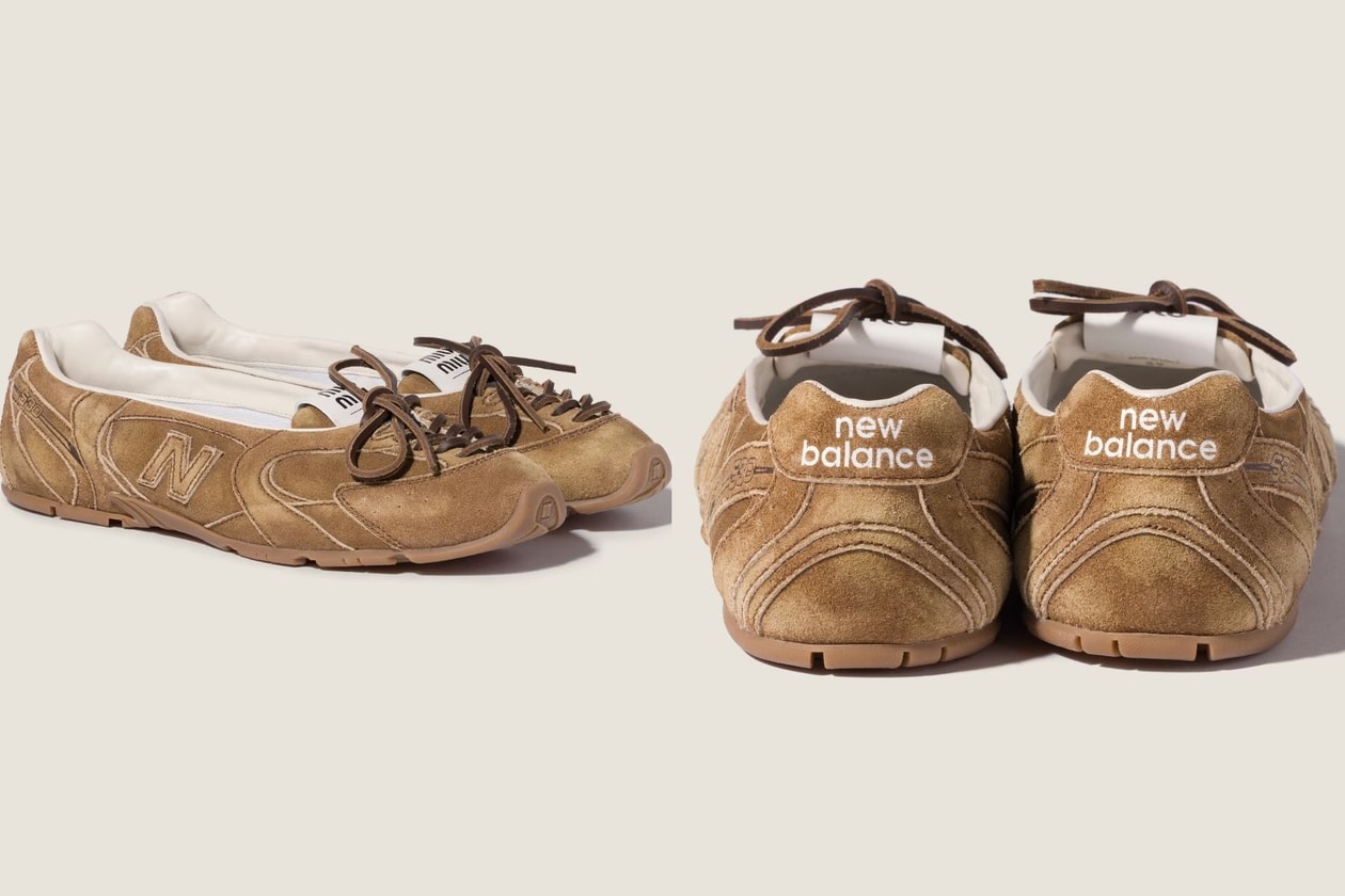 New Balance x Miu Miu 530 SL 芭蕾舞鞋登場：麂皮與皮革售價
