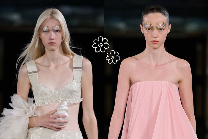 這次連眉毛都開花了：Simone Rocha 大秀上的仙氣妝容，原來是用 Byredo 畫的