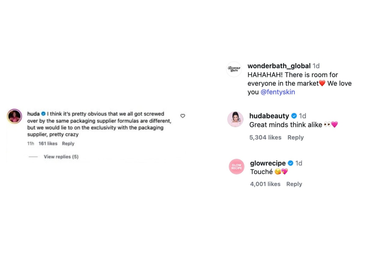 美妝界眼膜之戰：Fenty, Huda, Glow Recipe 撞款包裝爭議與 Wonder Bath 介紹