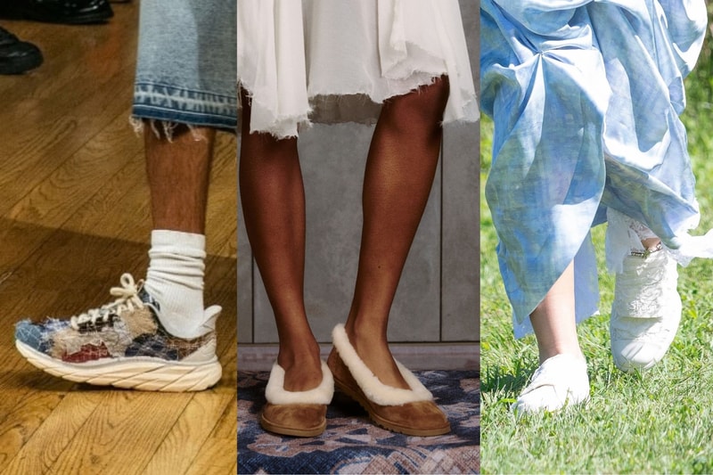 沒想到 UGG 和 HOKA 變得這麼時髦：SS27 秀場上這幾個聯名系列有點讓人心動