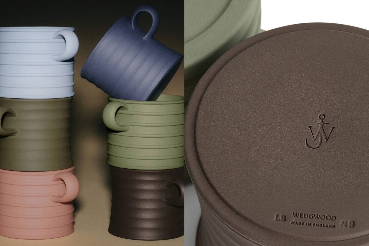 JW Anderson x Wedgwood 第二波聯名 Volume II 馬克杯，古希臘陶器與英國風景雙色配色