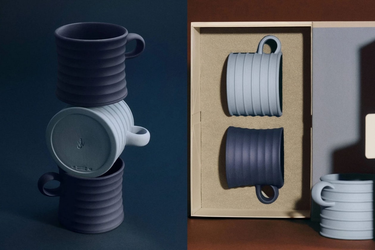 JW Anderson x Wedgwood 第二波聯名 Volume II 馬克杯，古希臘陶器與英國風景雙色配色