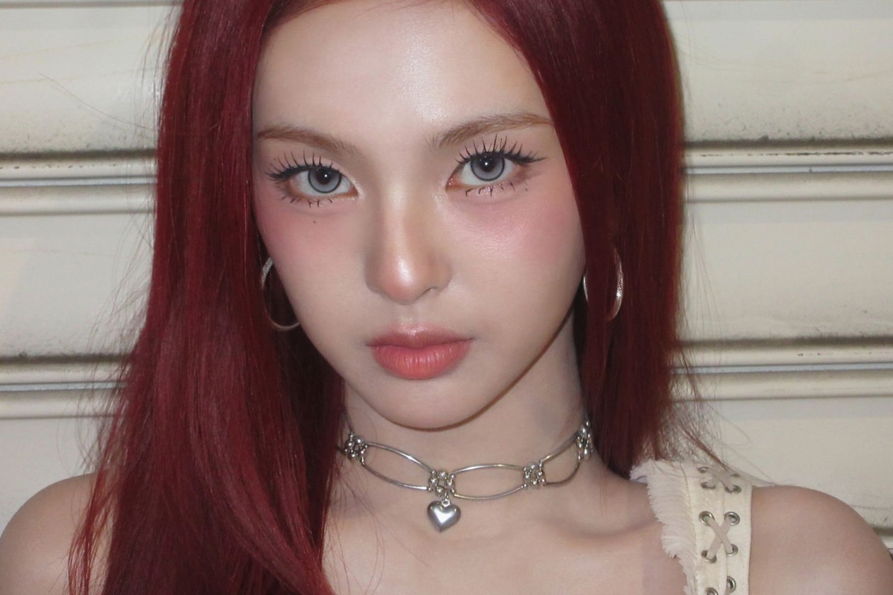 Korean female celebrities showing off vintage red hair color for Fall/Winter 2026