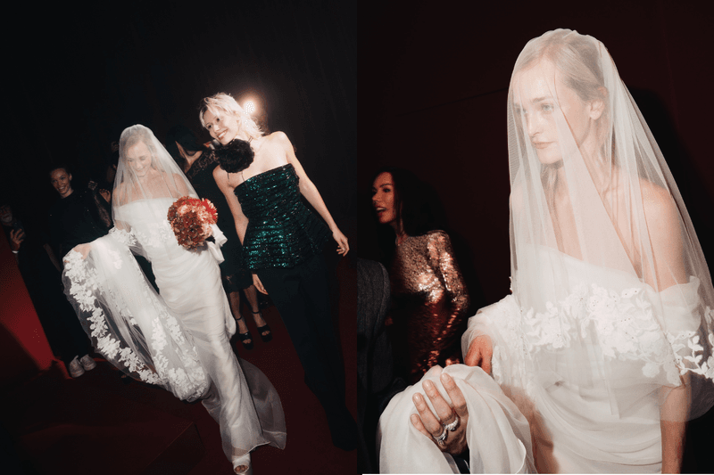 沒想到 H&amp;M 聯名連「婚紗」都有：驚喜公開 Bridal Look，長拖尾＋刺繡頭紗美得太犯規！