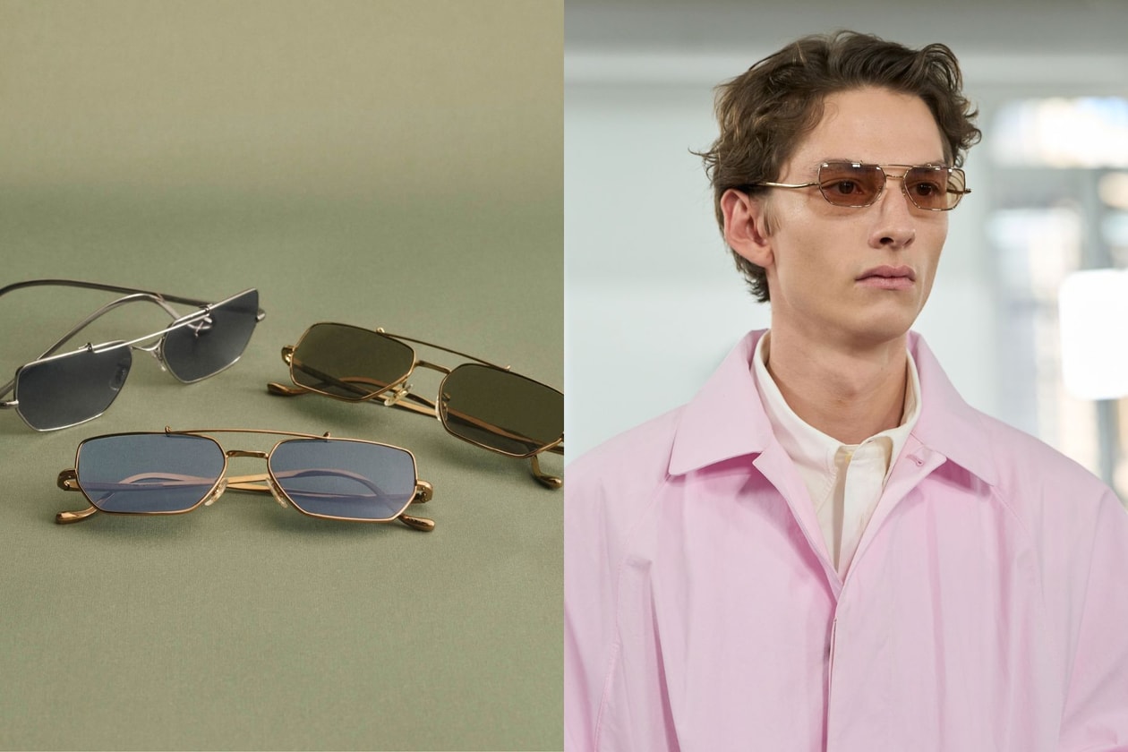 JIL SANDER 與 Oliver Peoples 又合作了，這次用圓潤輪廓悄悄修飾了臉型
