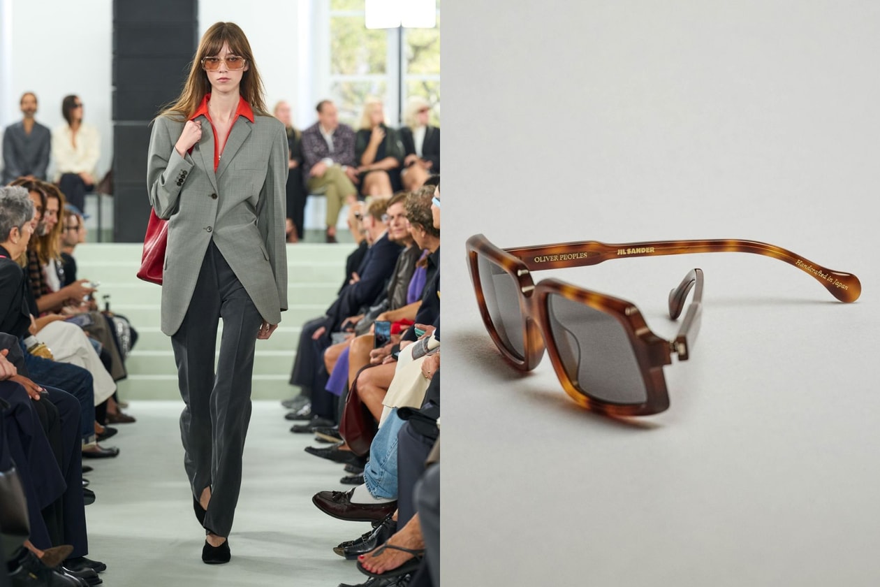JIL SANDER 與 Oliver Peoples 又合作了，這次用圓潤輪廓悄悄修飾了臉型