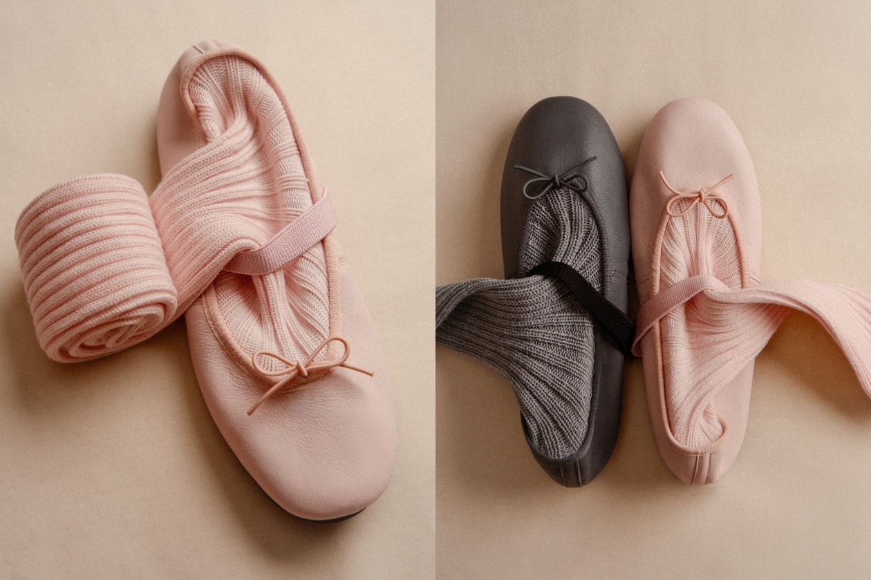 Repetto 全新 Ballet Warm 針織過膝襪套芭蕾舞鞋：Swan Beige 三色登場