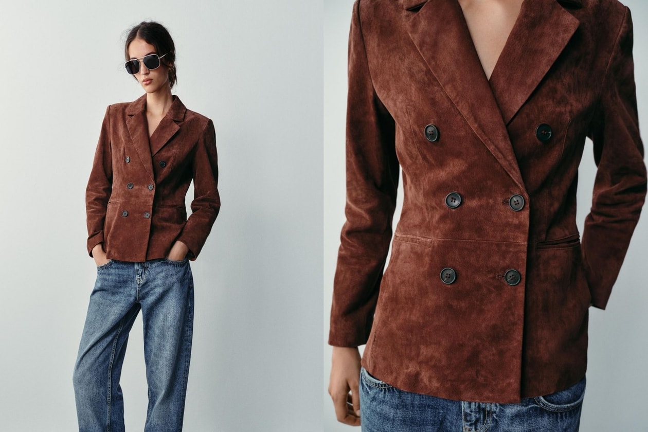 2026 秋冬麂皮外套穿搭：Zara 麂皮西裝外套、束腰外套推薦，穿出隨性高級感