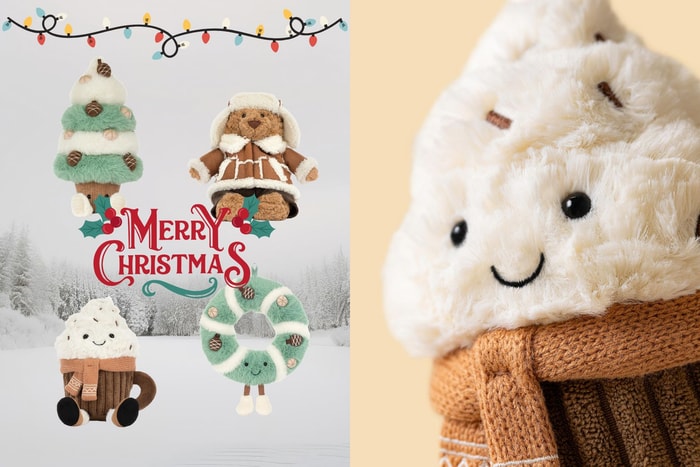 穿上冬裝也太可愛！Jellycat 聖誕系列登場，這杯熱巧克力讓人好想抱緊處理