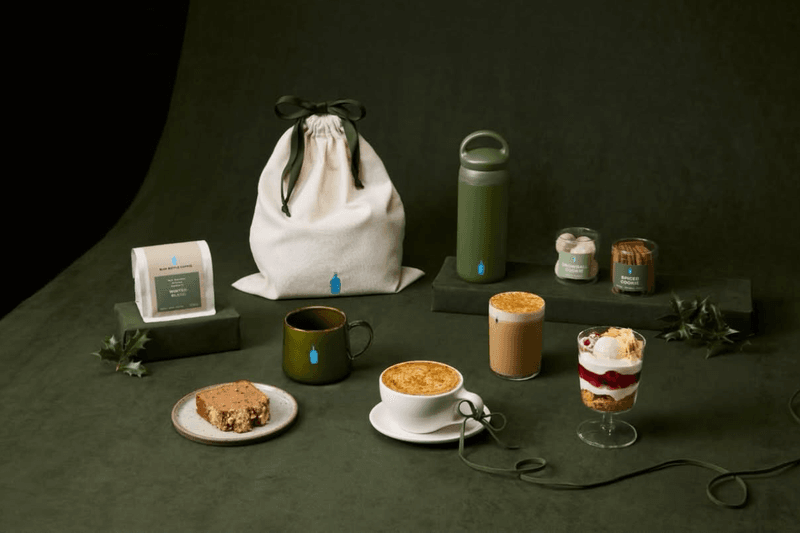 今年冬天想收這抹綠：Blue Bottle 節日限定，連禮物袋都捨不得送出去