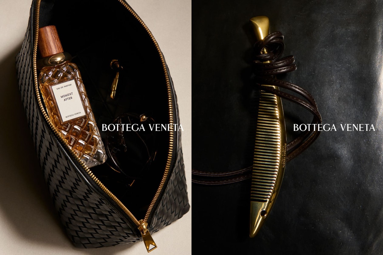 香水也有自己的迷你編織包：Bottega Veneta 的 Alta 小配件，帶出門真的很加分