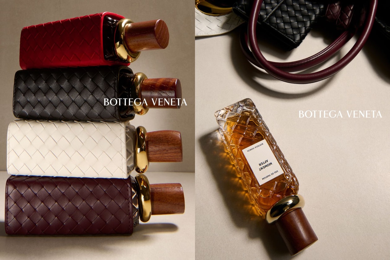 香水也有自己的迷你編織包：Bottega Veneta 的 Alta 小配件，帶出門真的很加分