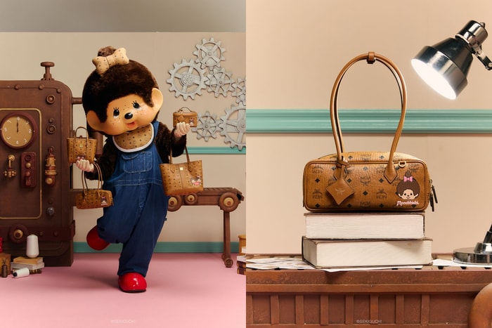 MCM 竟然聯名了 Monchhichi？經典干邑色手袋放上可愛毛孩，這波反差萌很難忍
