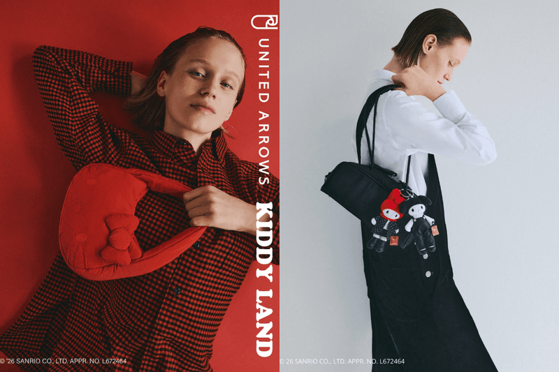 Hello Kitty、美樂蒂一起登場！UNITED ARROWS × KIDDY LAND 聯名台灣開賣