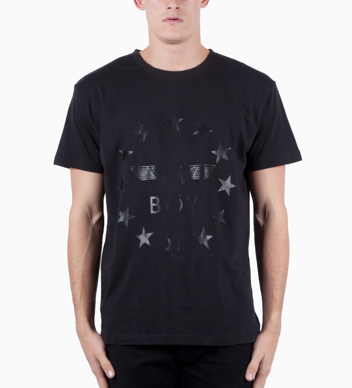 Black/Black Boy Globe Star T-Shirt Placeholder Image
