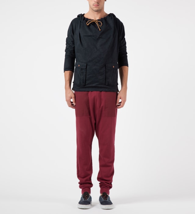Black Leopard Wideneck Anorak Jacket Placeholder Image