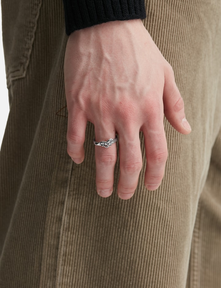 Twojeys Big Icon Galloping Ring In Silver