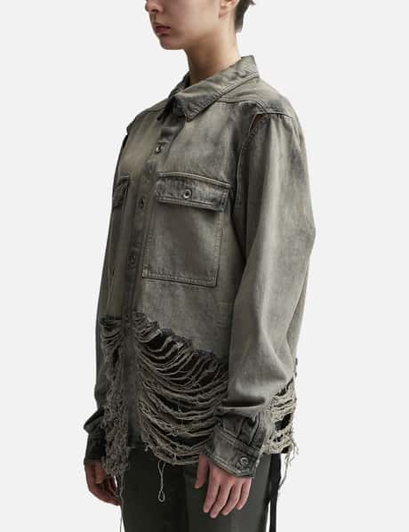 Rick Owens Drkshdw - ルクソール ケープ スリーブ クロップド 