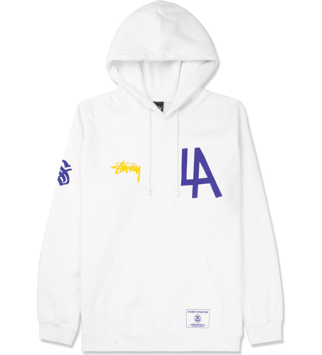 Stüssy White LA 80 Hoodie HBX Globally Curated Fashion and
