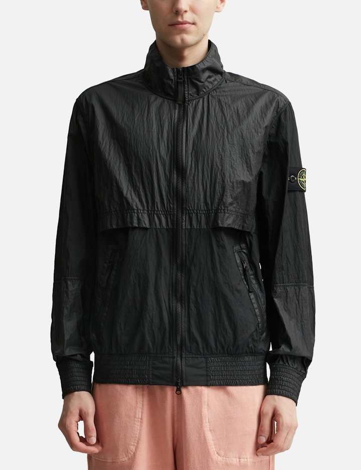 Shop Stone Island Nylon Metal Watro-tc In Econyl® Regenerated Nylon Blouson In Black