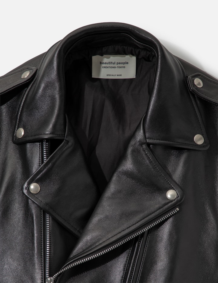 Beautiful People Double-End Vintage Leather Gt Riders Jacket