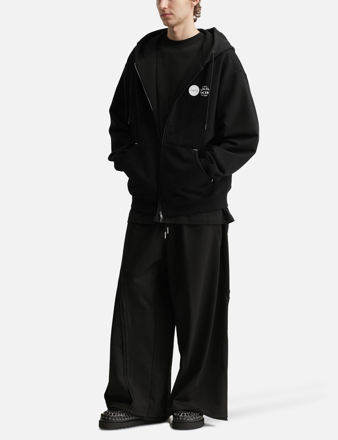 X ASSC Wave Logo Hood Zip-Up view 20