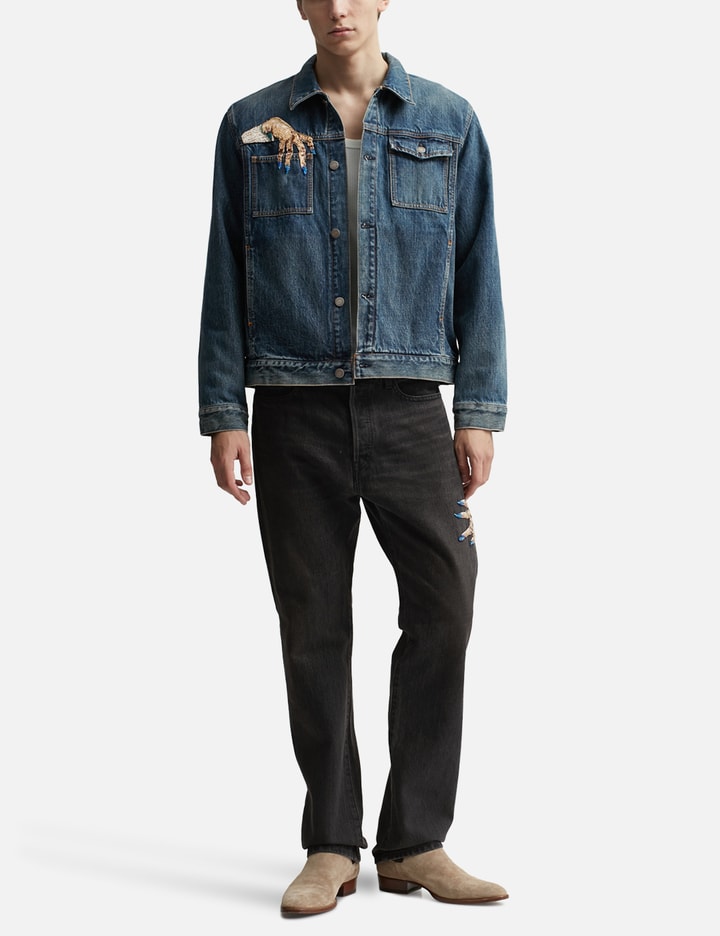 Embellished D-Hand Denim Pants Placeholder Image