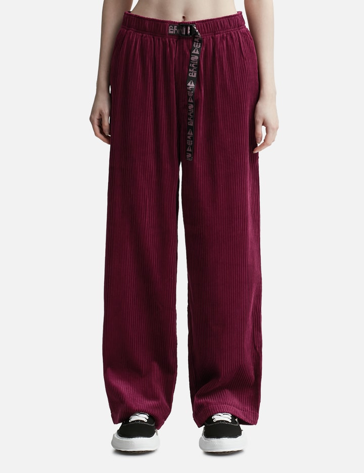 Brain Dead Cord Climber Trousers In Red