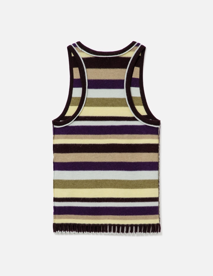 Perverze Mini Fringe Knit Top