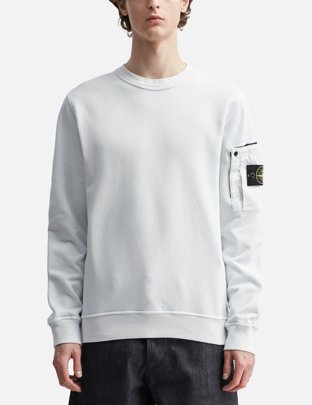 Cotton Fleece Crewneck Sweatshirt view 12