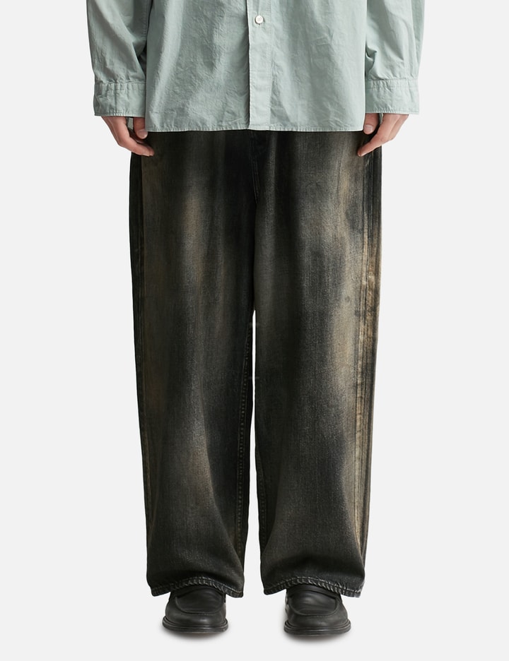 AGING WIDE DENIM PANTS Placeholder Image