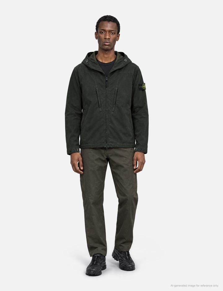 Stone Island Raso Gommato Hooded Jacket